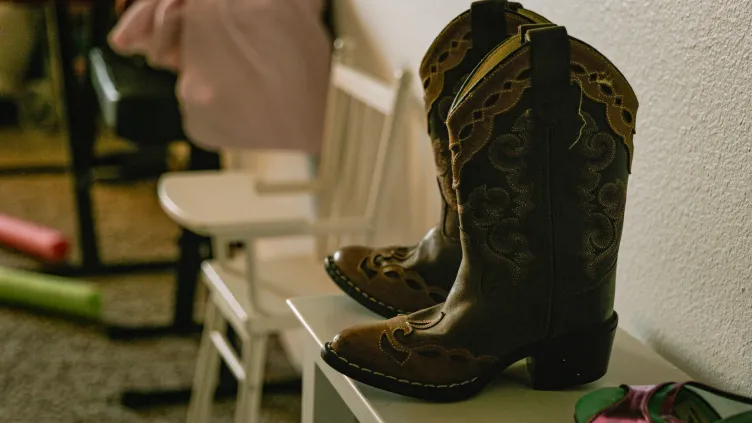 A pair of cowboy boots.