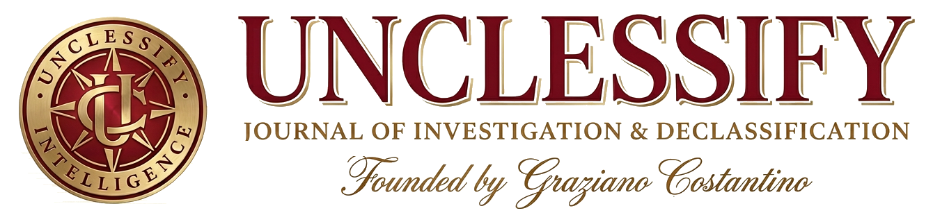 Unclessify — Journal of Investigation and Declassification, Founded by Graziano Costantino